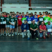 The players and coaches at the 2025 MAVCA Boys All State Showcase