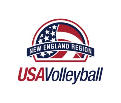 NERVA - New England Region of USA Volleyball Logo